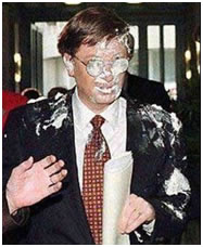 Pie in the Face of Bill Gates